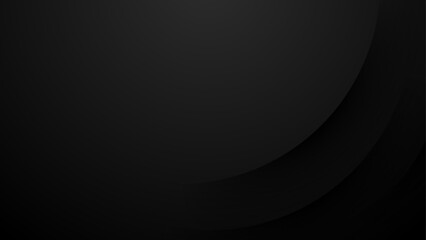 abstract black background with layered circle composition