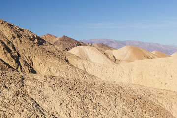 Colorful rock formations at Death Valley National Park, California