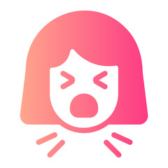 cough gradient icon