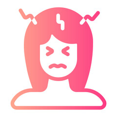 headache gradient icon