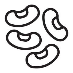 beans line icon