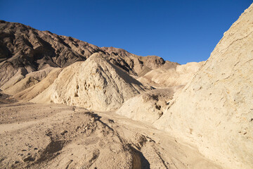 Fototapeta na wymiar Colorful rock formations at Death Valley National Park, California