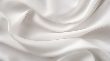Obraz premium White Linen Texture Background, Ideal for Cloth-related Designs.
