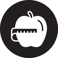 diet glyph icon