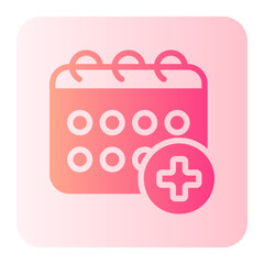 doctor appointment gradient icon