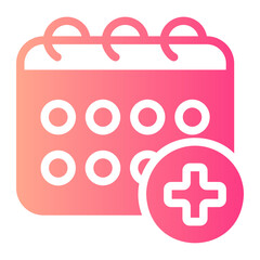 doctor appointment gradient icon