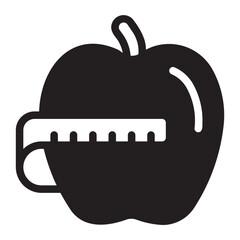 diet glyph icon