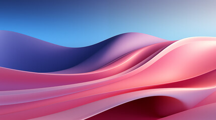 abstract background withpink and blue waves
