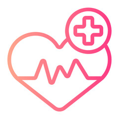 health care gradient icon