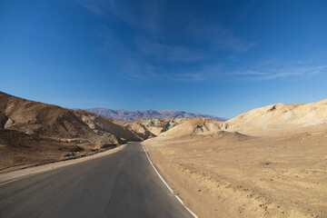 Fototapeta na wymiar Road through Death Valley National Park, California