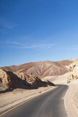 Road through Death Valley National Park, California