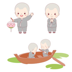 young monk , boy monk