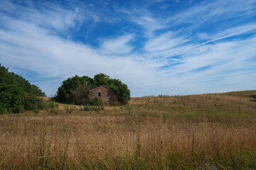 Rural landscape near Bolsena, Lazio, Italy - obrazy, fototapety, plakaty