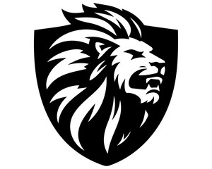 abstract; animal; defense; design; emblem; head; heraldic; king; lion; lion head; lion logo; logo; logotype; mascot; power; pride; silhouette; strenght; style; tattoo; wild; abstract; animal; defense;