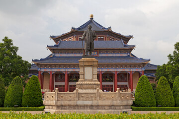 Obraz premium Zhongshan Memorial Hall in Guangzhou