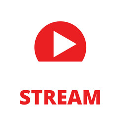 Live Streaming Logo Design on a Transparent Background