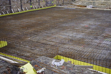 Finished substructure for underground car park. A stable foundation is essential for every...