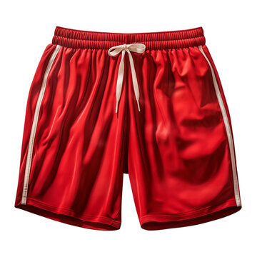 

Illustration of a pair of brightly colored men's shorts. These pants will be paired with a jersey shirt that is usually the same color as these pants. 