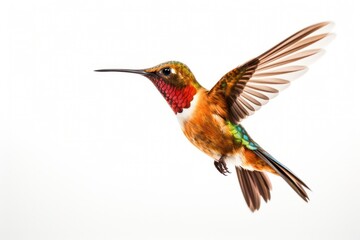 hummingbird in flight