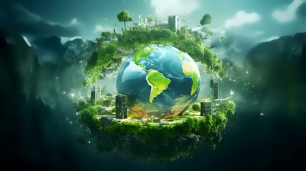 Environmental technology concept