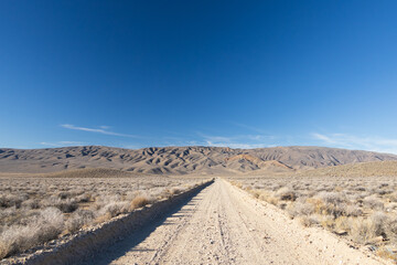 Road through Death Valley National Park, California