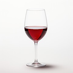 red wine in glass