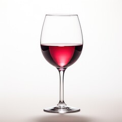 red wine in glass