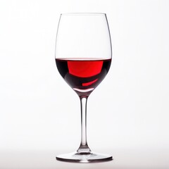 red wine in glass