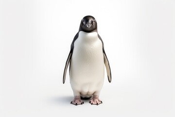 Penguin in white background