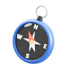 3D Icon of a Compass for Outdoor Navigation