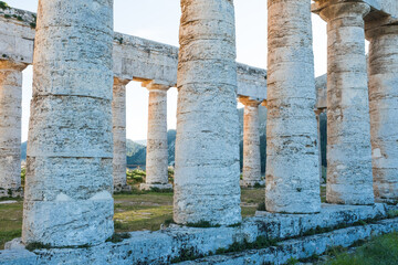 Segesta temple columns