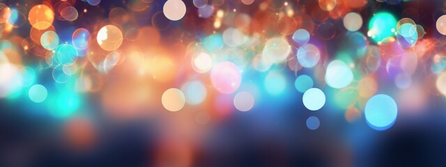 Obraz premium christmas background blurred bokeh with copy space