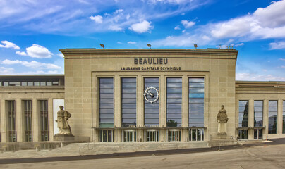 Palais de Beaulieu exhibition center in Lausanne