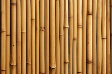 Fototapeta premium Bamboo texture background, Generative AI