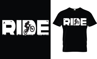Cycling t-shirt design.Colorful and fashionable t-shirt design for man and women.