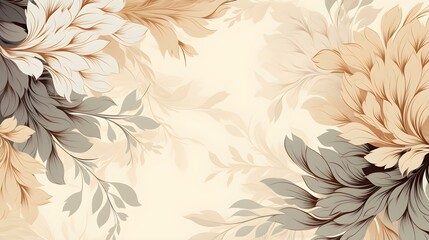 Abstract Background of Nature Pattern in beige Colors. Minimal Wallpaper