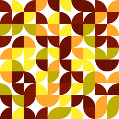 Geometric pattern in Bauhous style. Abstract background . Simple modern design. 
