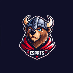 esports bear mascot logo, Bear Esports Mascot Logo, bear logo, epsorts team logo, esports logoa