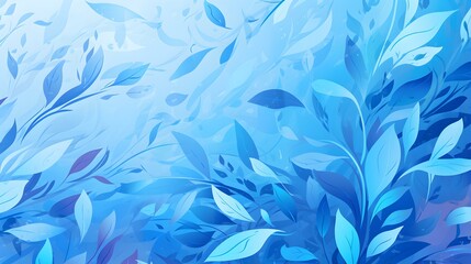 Fototapeta na wymiar Abstract Background of Nature Pattern in blue Colors. Minimal Wallpaper