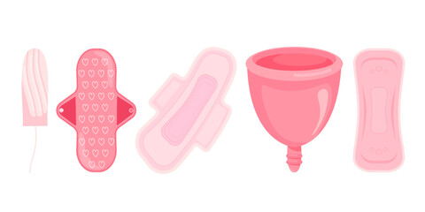 Menstrual Hygiene Products Set