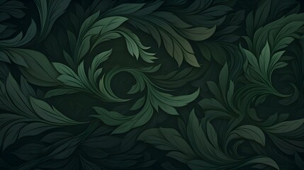 Abstract Background of Nature Pattern in dark green Colors. Minimal Wallpaper