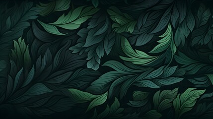 Abstract Background of Nature Pattern in dark green Colors. Minimal Wallpaper