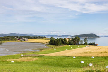 Older settlement at Ekne in Levander municipality, Ekne,Trøndelag,Norway