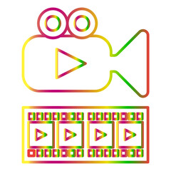 video gradien icon