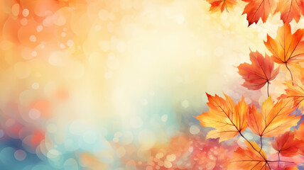 Obraz na płótnie Canvas Autumnal Orange and Gold Background