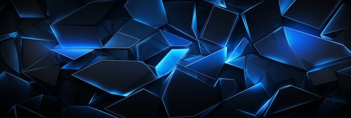 Black and blue abstract background for games. Technological background - obrazy, fototapety, plakaty