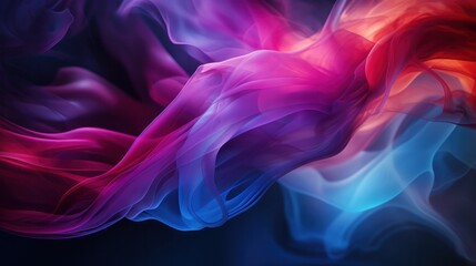 Obraz premium color full smoke on a black background. High quality photo, background, design, pattern, modern, bright, fog and smoke, illustration, art, abstract backgrounds, creativity