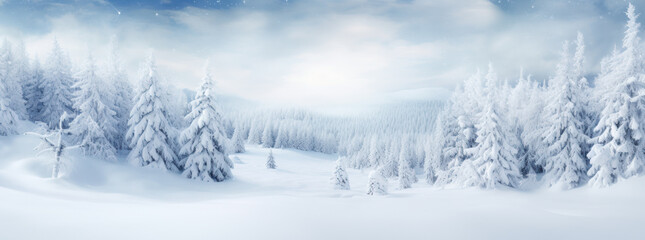 Snowy Winter Landscape Wallpaper