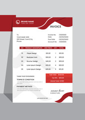 modern design template invoice