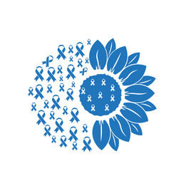 in November we wear blue SVG, Diabetes Awareness SVG, We wear blue SVG png, diabetes svg, blue ribbon svg, ribbon svg, Blue Ribbon Awareness Svg
